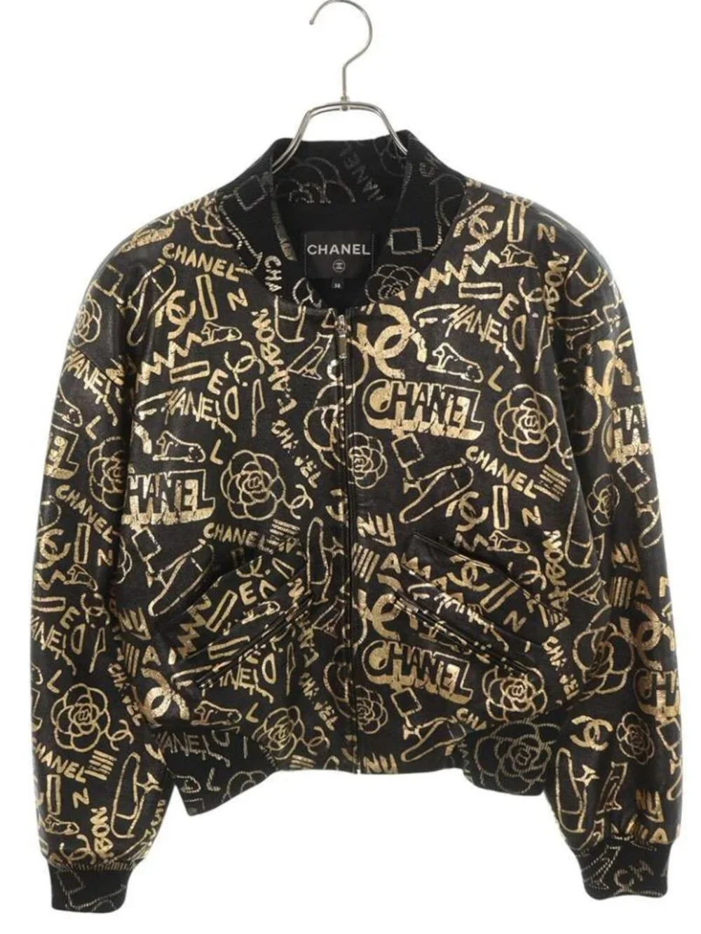 Chanel Metiers D'art Collection Lambskin Jacket 38